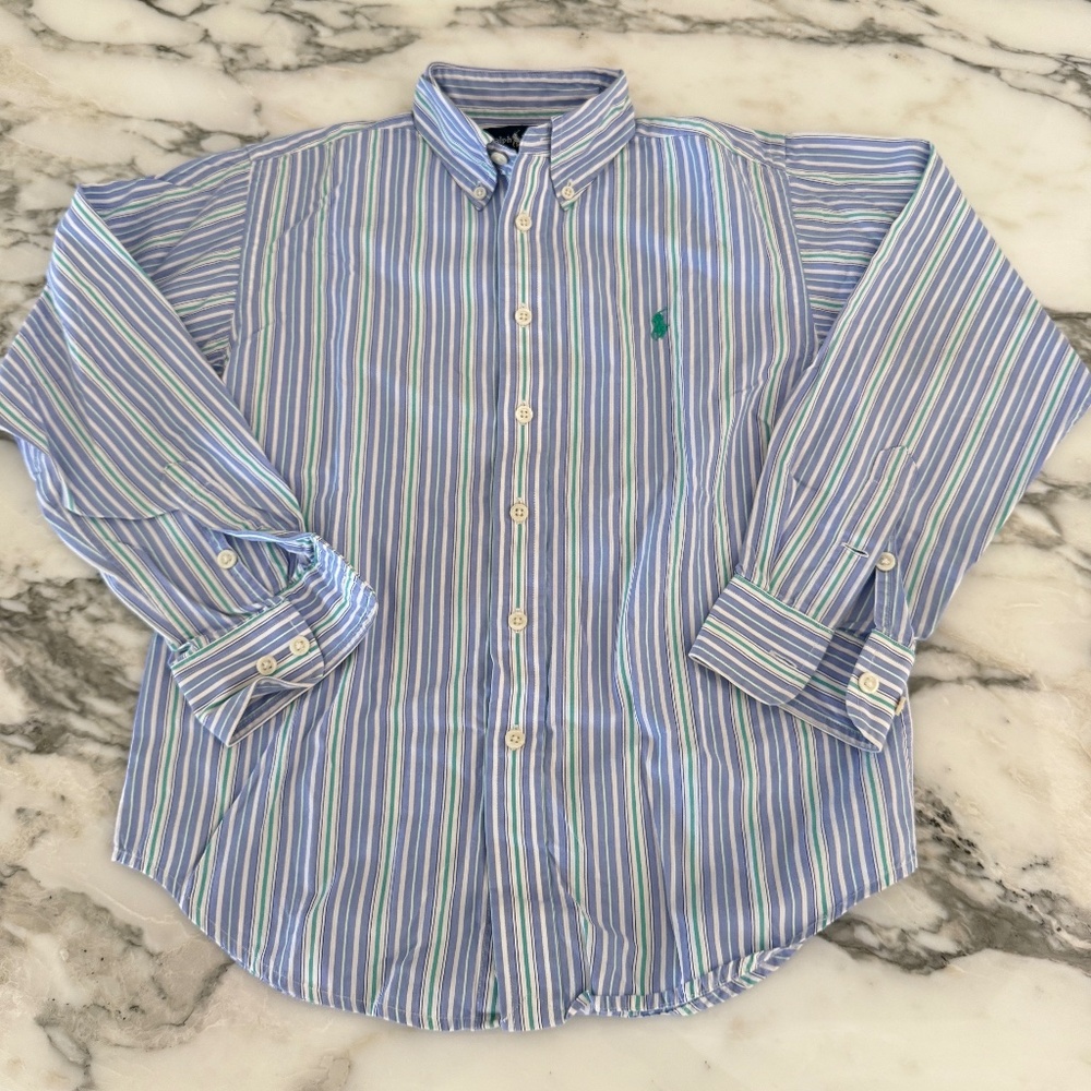 Polo Ralph Lauren Cotton Boys Long sleeve shirt, Sz 10